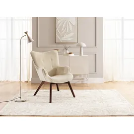 s-style möbel Lounge-Sessel Lenari Cordstoff 71 x 96 x 86 cm Beige