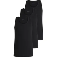 Boss Unterhemd »Tank Top 3P CO«, (Packung, 3 St.), mit Rippbündchen BOSS Black001