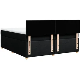 vidaXL Boxspringbett 180 x 200 cm Schwarz
