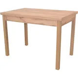 Hofmann Living And More Esstisch, braun (eiche, nachbildung, eiche, nachbildung, eiche, nachbildung), H:75cm T:67cm, HOFMANN LIVING AND MORE, Tische, Esstisch, ausziehbar