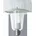 LED-Pilzleuchte 35 W Aluminium/Glas/Kunststoff grau