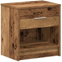 vidaXL Nachtschrank mit Schublade 39 x 28 x 41 cm Grau