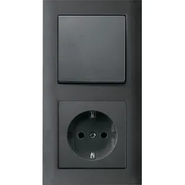 Merten Schuko-Steckdose Unterputz anthrazit 1 St.