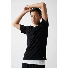 Nike Unisex BOYS 2PK CREW Undershirt Black/White T-Shirt Mehrfarbig, 11 Jahre EU