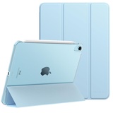 MoKo für iPad Air 6. Generation 11 Zoll Hülle M2 2024/iPad Air 5 Gen Hülle 2022/iPad Air 4 Gen Hülle 2020, iPad Air 11'' Hülle mit Transluzent Hart Rückseite, iPad Air 6/5/4 Hülle, Himmelblau