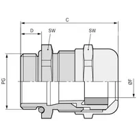 Lapp 52015790 Kabelverschraubung PG11 Messing Messing 50St.