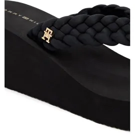 Tommy Hilfiger Th Wedge Braided Summer Sandal Black 37