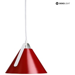 Deko-Light Pendelleuchte DIVERSITY, 220-240V AC/50-60Hz, E27, 1x max. 40W, rot D-342173