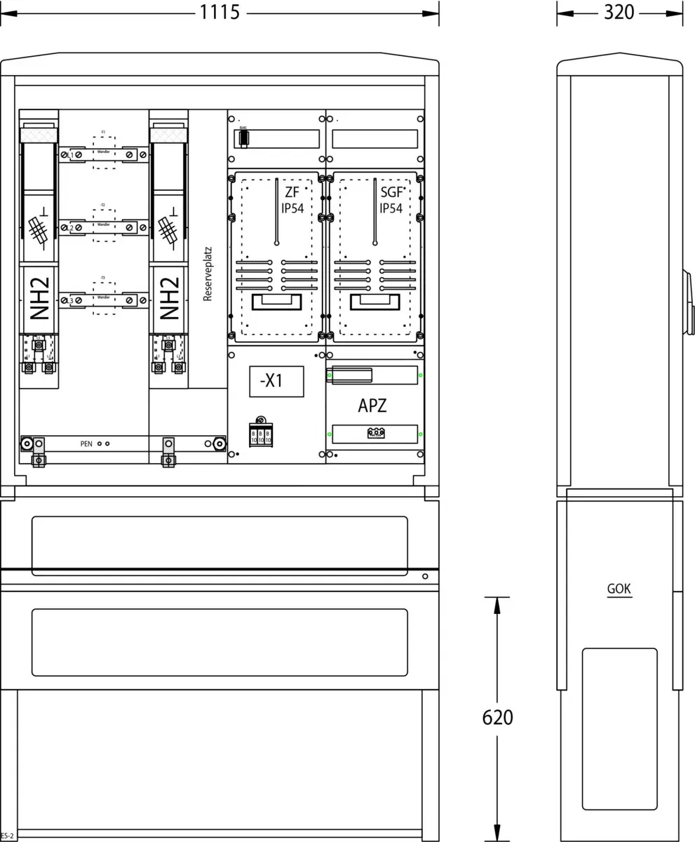 uesa Wandlermessung WM-ZP-250A Netze BW
