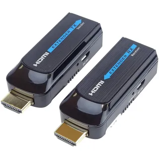 PremiumCord HDMI Extender bis zu 50m über Single Patchkabel Cat6, Kompatibel mit Full HD 1080p 60Hz