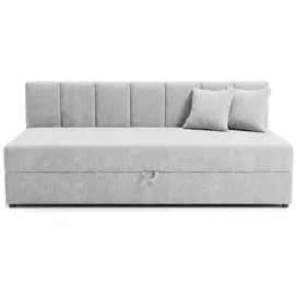 s-style möbel Lenny Tagesbett 90 x 200 cm grau