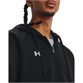 Under Armour Rival Fleece Kapuzenjacke Herren 001 black/white M