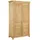 Home Affaire Kleiderschrank »Rauna, mit Lamellen und Kassetten, klassischer Landhausstil, rustikal«, (2 Breiten: 113/159 cm H/T ca. 195/60 cm), massive Kiefer, Metallgriffe, mehrere Varianten, zeitloses Design