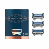 Gillette King neck razor blades x 3 cartridges