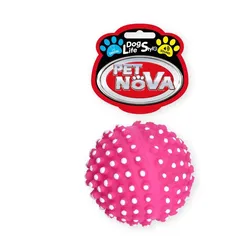 PET NOVA DOG LIFE STYLE Kauspielzeug Igellball 6,5cm rosa
