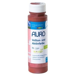 Auro Vollton- und Abtönfarbe 330 englisch-rot - 0,25 l Flasche