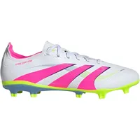 adidas Predator League FG/MG Herren Cloud White/Lucid Pink/Lucid Lemon 46