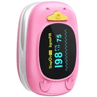 HealthTree Fingerspitzen-Blutsauerstoffsättigungsmonitor,pädiatrisches Pulsoximeter mit OLED-Bildschirm,2 AAA-Batterien Lieferumfang enthalten,geeignet für Babys und Kinder im Alter von 2,5–15 Jahren