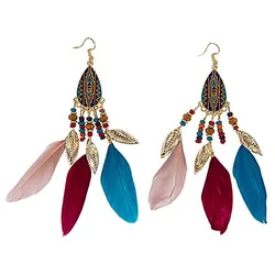 Ohrringe "Boho-Federn"