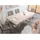 Massivmoebel24 Baumtisch Akazie 190 x 78 x 110 cm beige