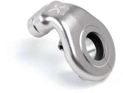 X-GRIP CNC Gasgriffgehäuse Silber - Silber