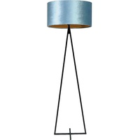 Masterlight Stehleuchte Cross 1-flammig Samt Blau Ø52cm