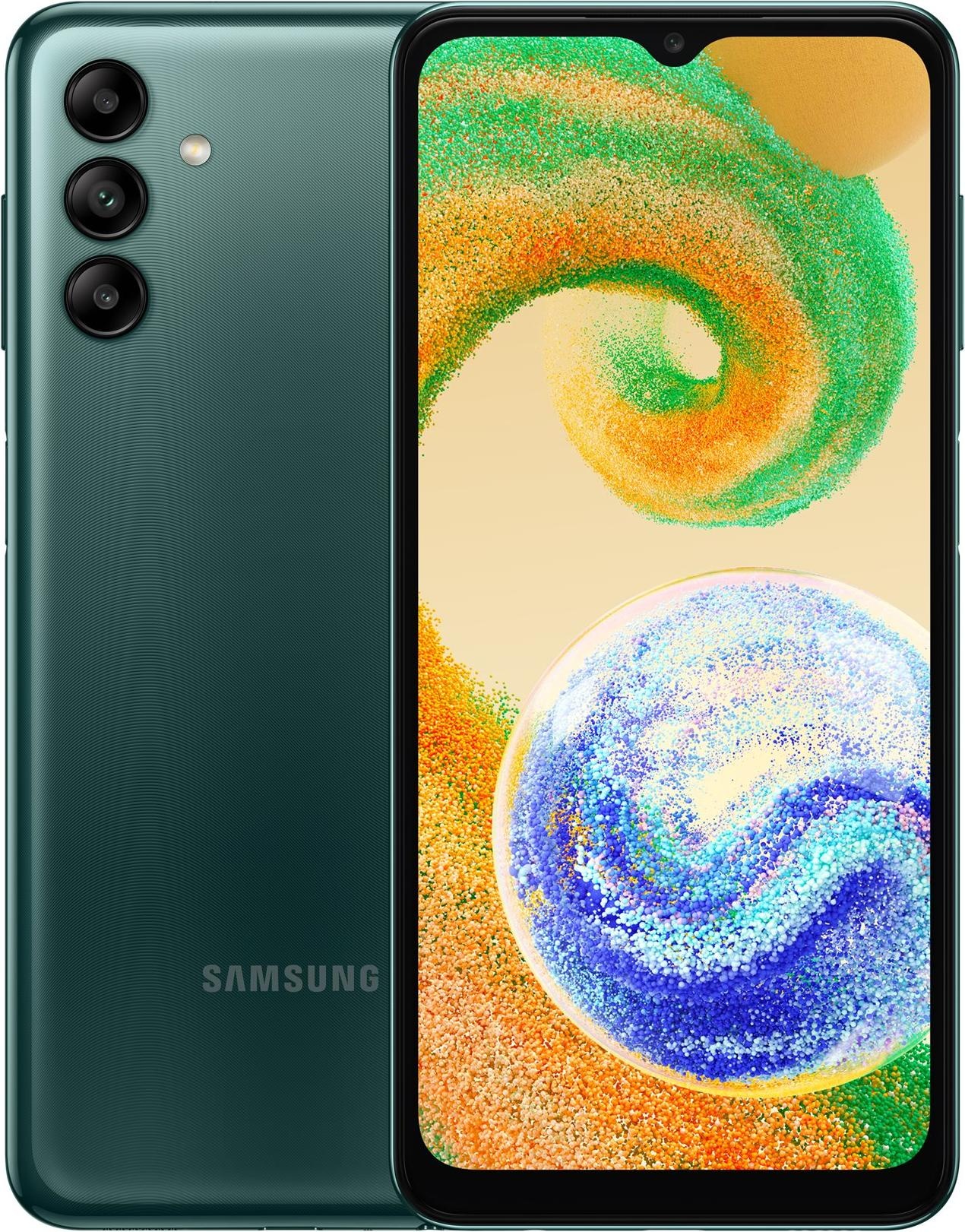 Samsung Galaxy A04s (32 GB, Green, 6.50", Dual SIM, 50 Mpx, 4G), Smartphone, Grün