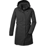KILLTEC Kow 303 Wmn Prk Funktionsparka/Parka Mit Abzippbarer Kapuze, Anthrazit Melange, 44 EU