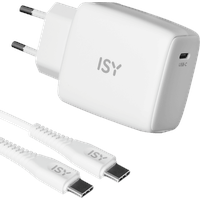 ISY IAC 4512 USB-C GaN-Ladegerät Universal 12 V / 3 A 36 W, 15 45 20 2.25 Weiß