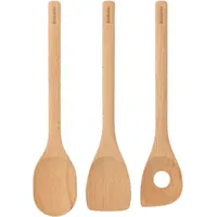 Brabantia Küchenhelfer, Küchenutensilien-Set aus Holz