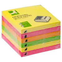 Q-Connect Haftnotizblock, 100 Blatt 12 Stück, 76x76mm, gelb