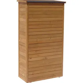 Habitat et Jardin Gartenschrank Space 87 x 46,5 x 160 cm Braun