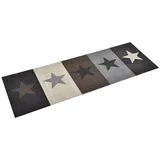 vidaXL Küchenbodenmatte Waschbar Stern 45x150 cm