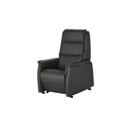 Hukla Fernsehsessel Dean Leder 70 x 107 x 88 cm Schwarz elektrisch