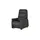 Hukla Fernsehsessel Dean Leder 70 x 107 x 88 cm Schwarz elektrisch