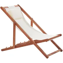 Beliani Avellino Liegestuhl 70 x 54 x 70 cm Beige