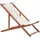 Beliani Avellino Liegestuhl 70 x 54 x 70 cm Beige