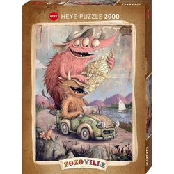 HEYE Puzzle »Road Trippin ́ Puzzle 2000 Teile«, Puzzleteile