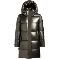 khujo - Damen - Wintermantel - Haya 2 Shiny - Mud-Bro - S - S