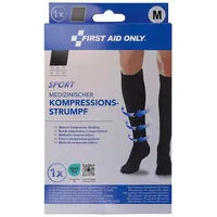 FIRST AID ONLY® Kompressionsstrümpfe, geschlossene Spitze SPORT Größe M