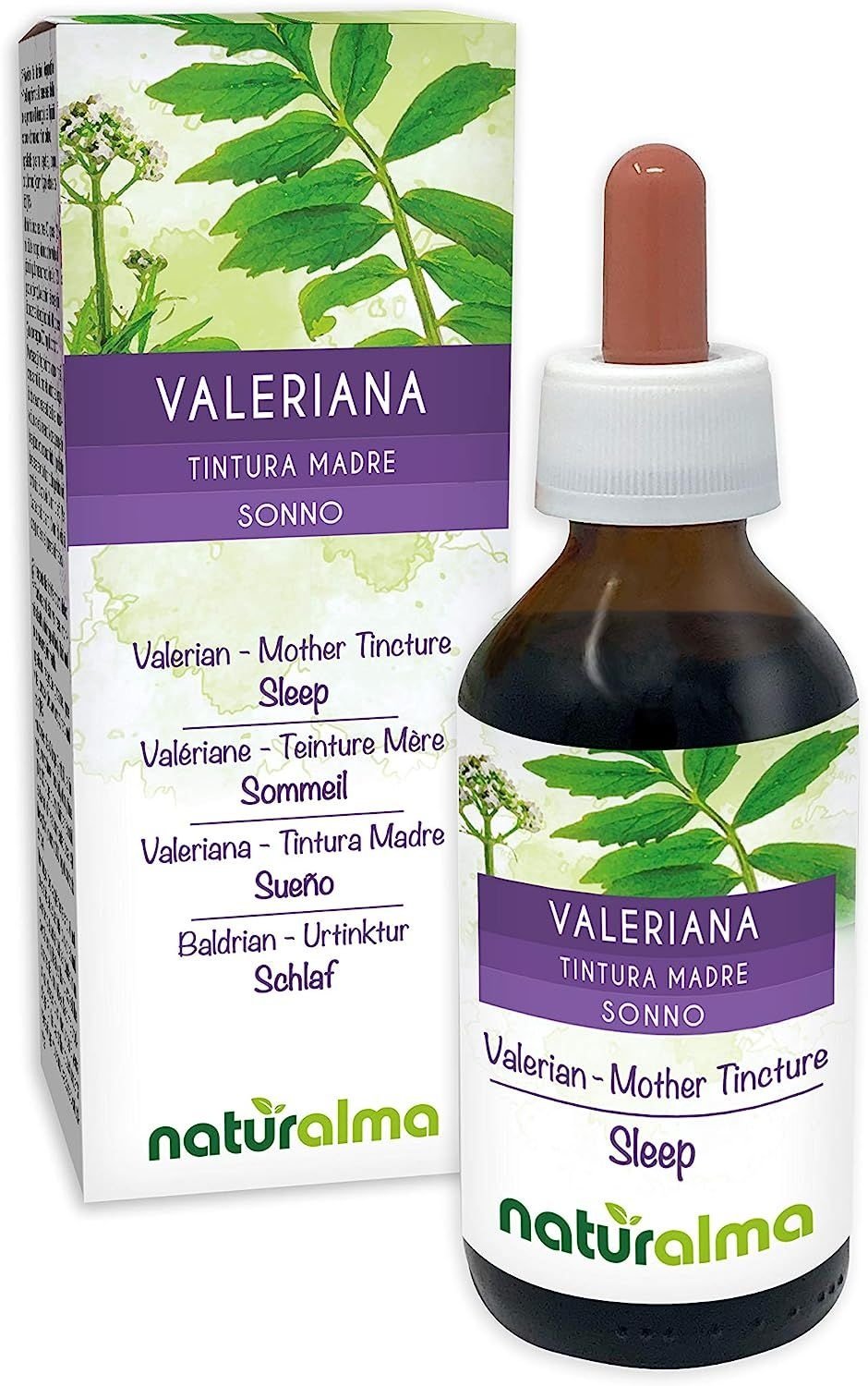 Baldrian (Valeriana officinalis) Wurzeln Alkoholfreier Urtinktur Naturalma 100 ml