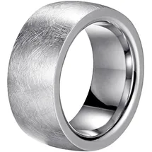 FIRETTI Fingerring FIRETTI "Schmuck Geschenk Edelstahl Ring Damenring Herrenring Ice" Gr. 62, silber (edelstahlfarben), Fingerringe, Damen, 62, Edelstahl, 11mm, Fingerring