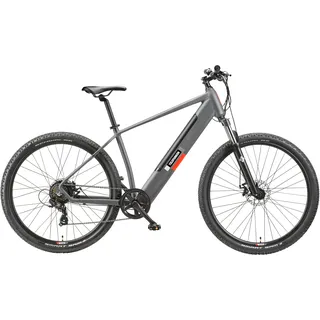 Telefunken MTB E-Bike Mountainbike E-MTB Elektrofahrrad 29 Zoll | Kettenschaltung | Heckmotor | 468 Wh Akku | EBike Pedelec Hardtail grau