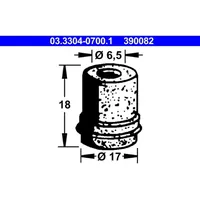 ATE Stopfen, Bremsflüssigkeitsbehälter 03.3304-0700.1