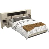 Demeyere Bettschubkasten DEMEYERE GROUP "Meubles Watson", braun (kronberg eiche waterford), B:239,9cm H:95cm T:36,3cm, Spanplatte, Schubladen, Bettschubkasten, Schubladenfronten Bettschubkastenelement