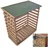 zooprinz Kaminholzregal 121,5 x 65 x 124 cm Braun