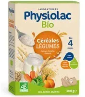 Physiolac Bio Céréales Légumes Dès 6 mois Muesli 200 g