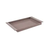 REMEMBER Metall-Tablett Ryo groß Mocca - 47 x 27 x 3.5 cm
