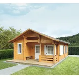 Wolff Finnhaus Gartenhaus Ferienhaus Spessart D 70 mm