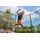 Salta Comfort Edition Ground 213 cm inkl. Sicherheitsnetz pink